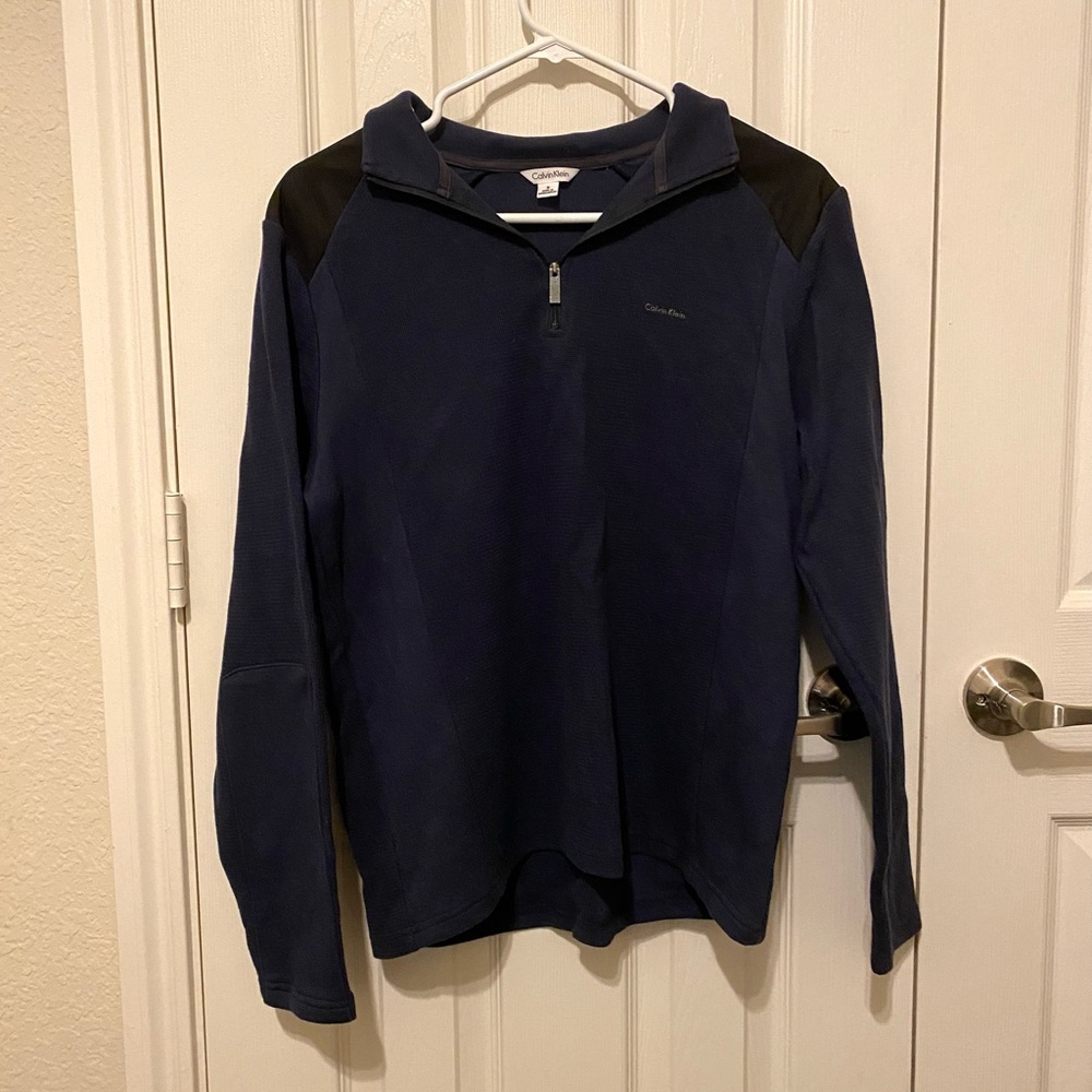 Calvin Klein quarter zip-up sweater